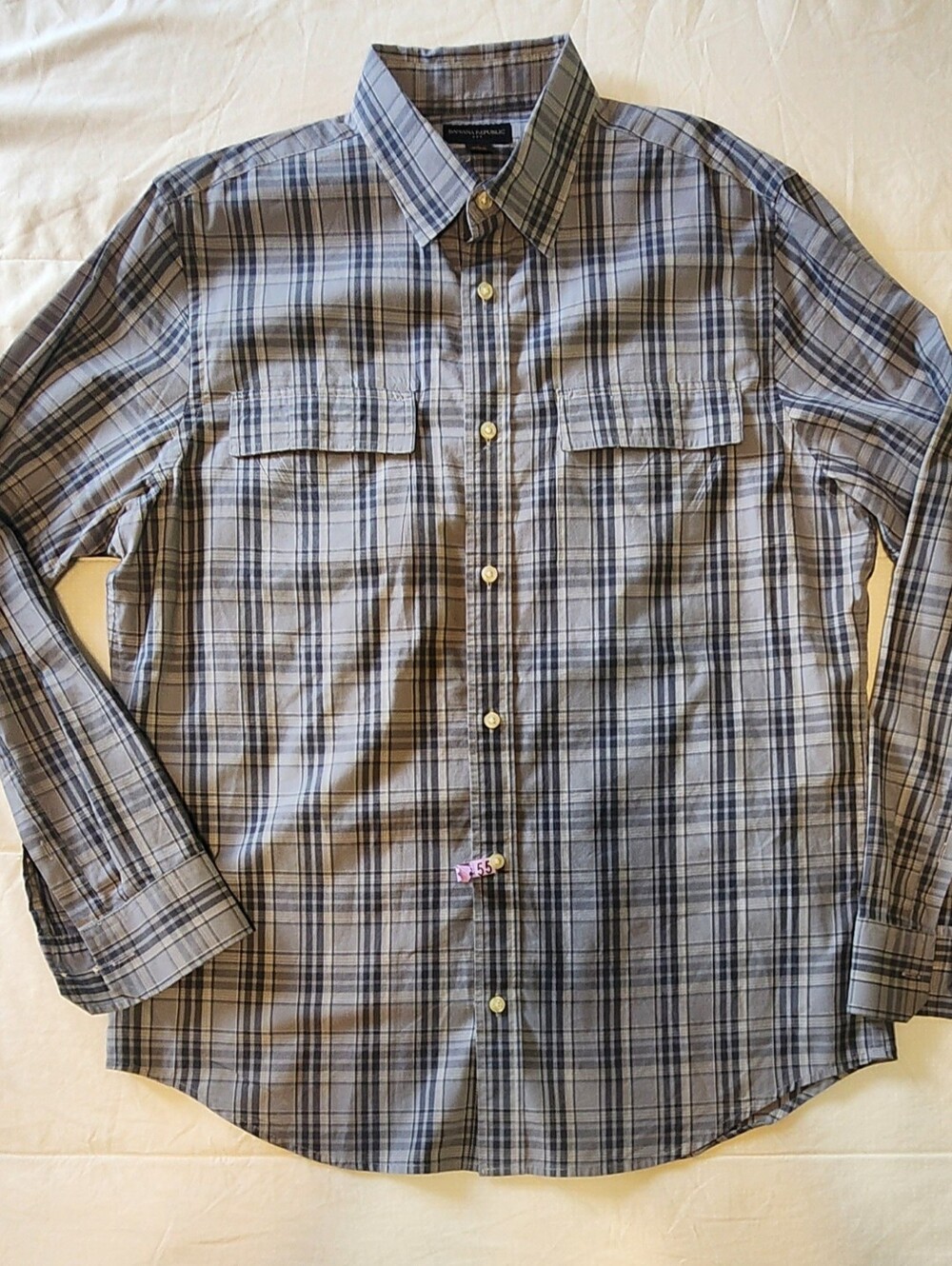 Banana Republic men's button-front shirt